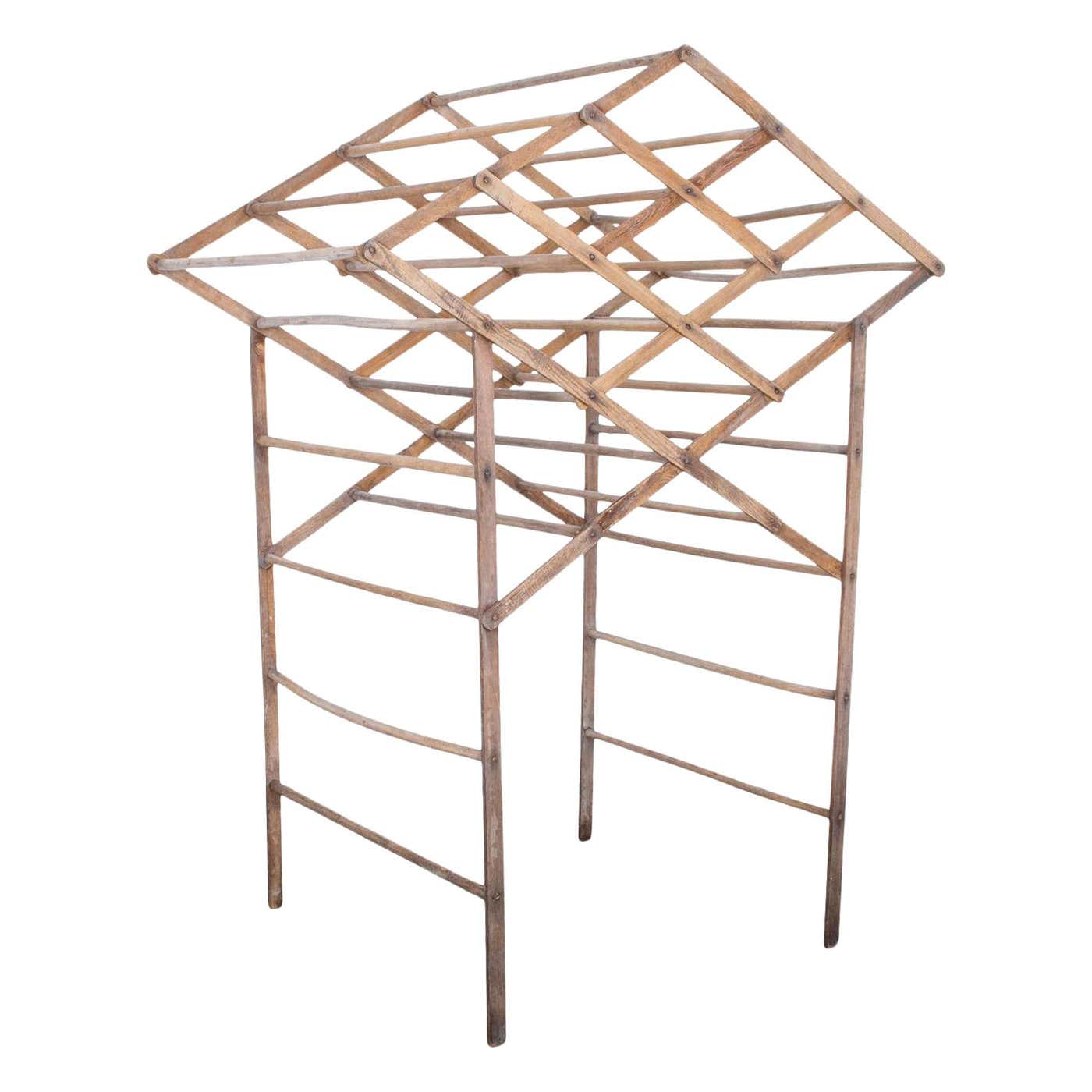 1920s Wooden Clothes Drying Rack at 1stDibs | old fashioned wooden ...