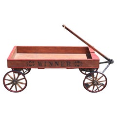 Wagon en bois des années 1920