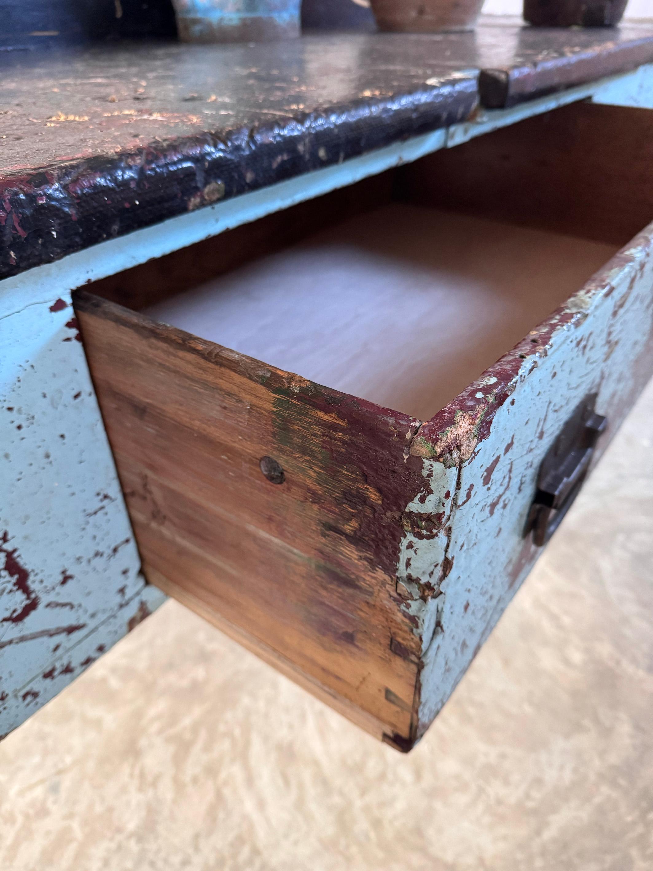 Elm 1920s Workbench For Sale