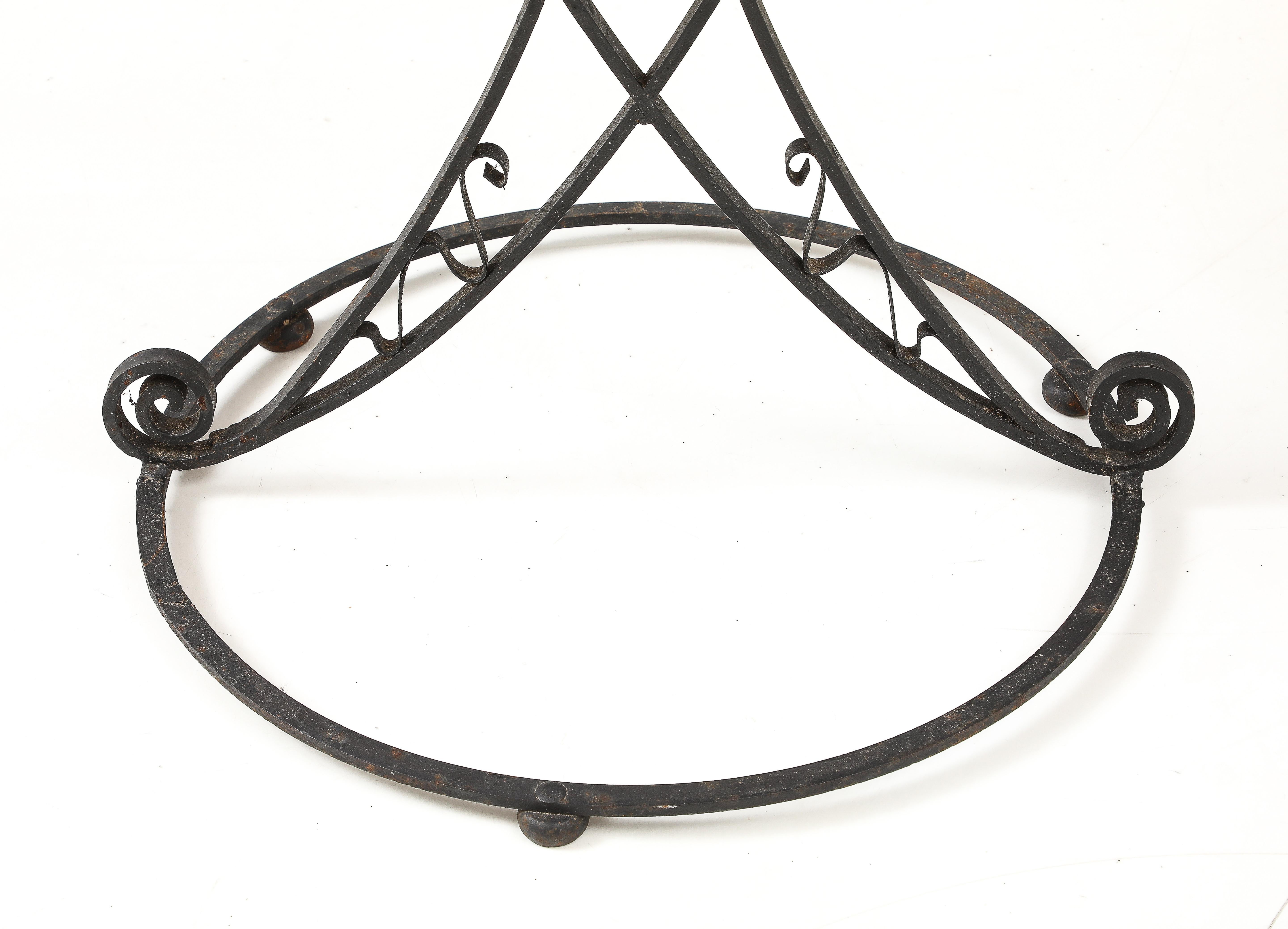 Early 20th Century 1920's wrought iron occasional table For Sale