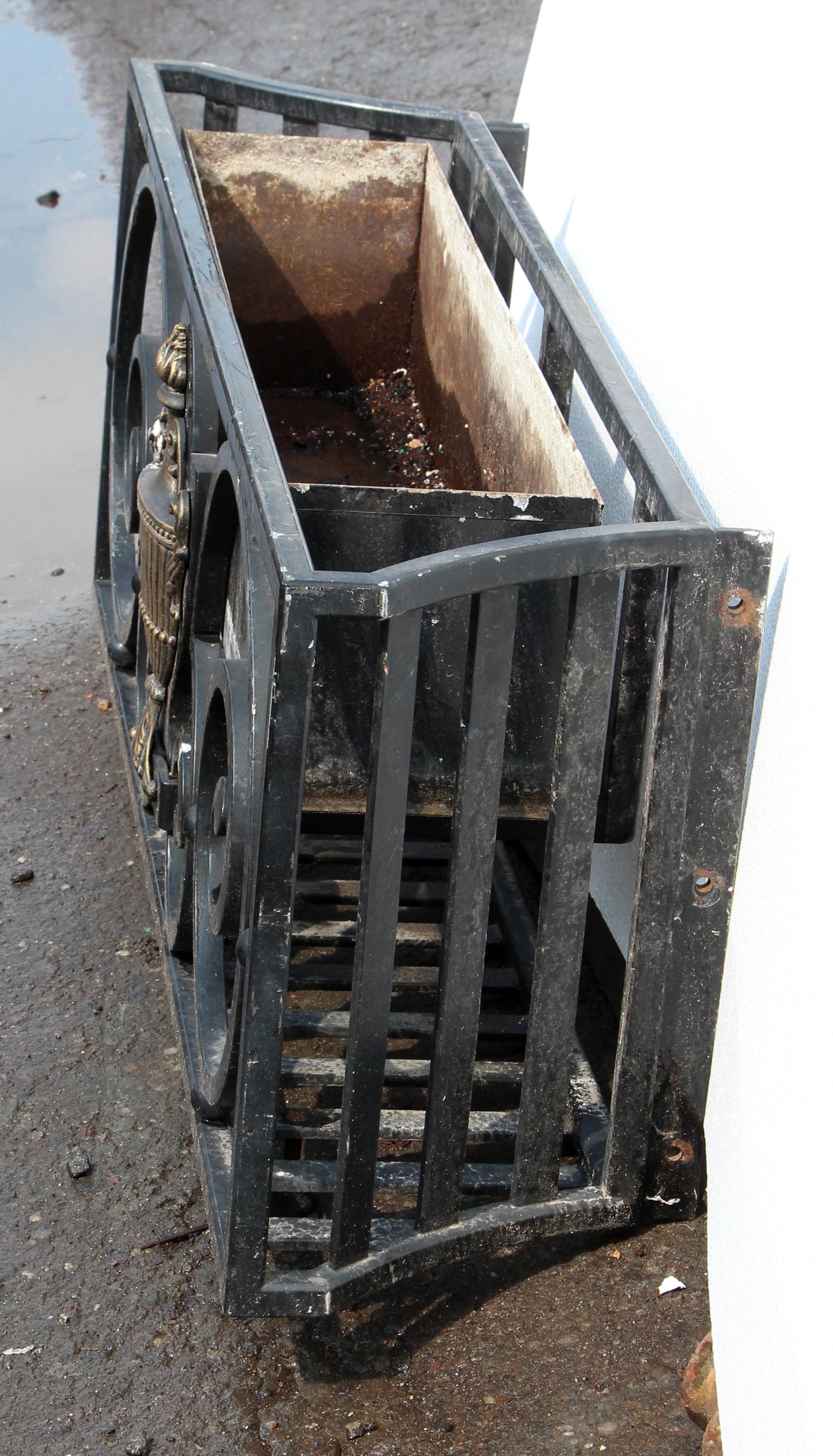 cast iron window box