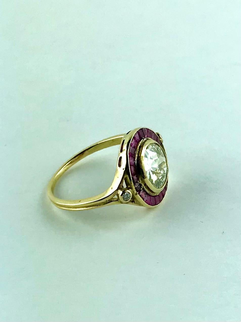 1920s ruby ring