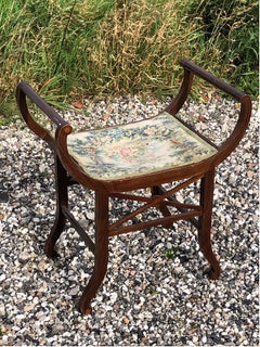 1920ties Danish cabinetmaker stool in mahogany
