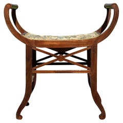 1920ties Danish cabinetmaker stool in mahogany