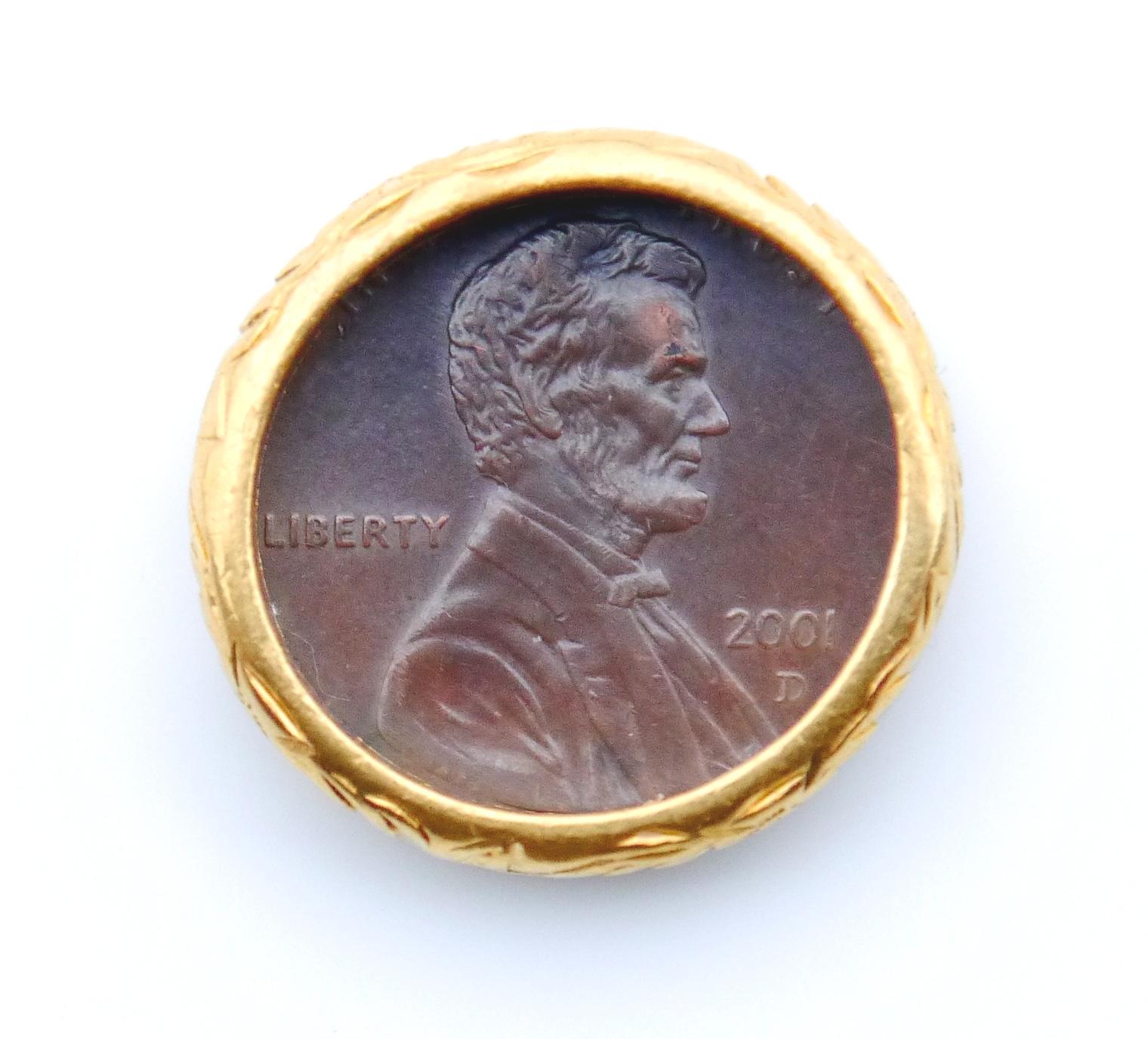 Women's 1921 Greta's Wedding Ring solid 23K Gold Ø US 5.5/ 5.6gr For Sale