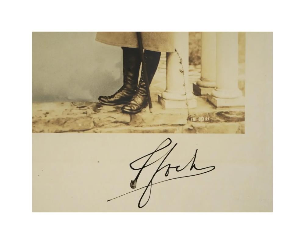 1921 Retrato fotográfico Ferdinand Foch Por Frank Moore siglo XX en venta