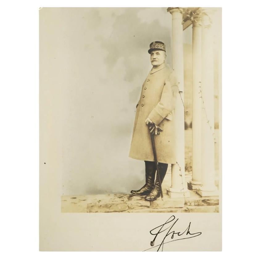 1921 Photo Portrait Ferdinand Foch By Frank Moore For Sale