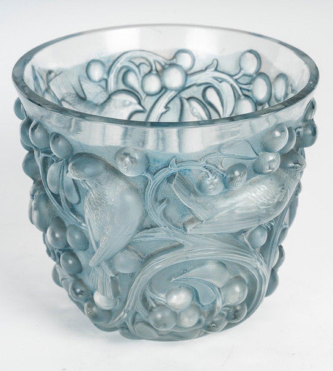 1921 René Lalique - “Avallon” Vase For Sale 7
