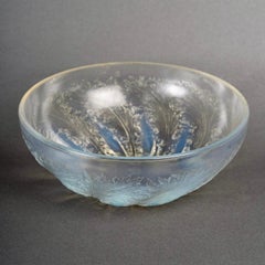 1921 René Lalique - Bowl Chicoree Chicory Opalescent Glass