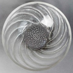 1921 René Lalique - Ciotola Poissons - Pesci in vetro trasparente