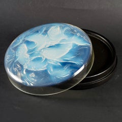 1921 René Lalique - Box Cyprins Fishes Opalescent Glass