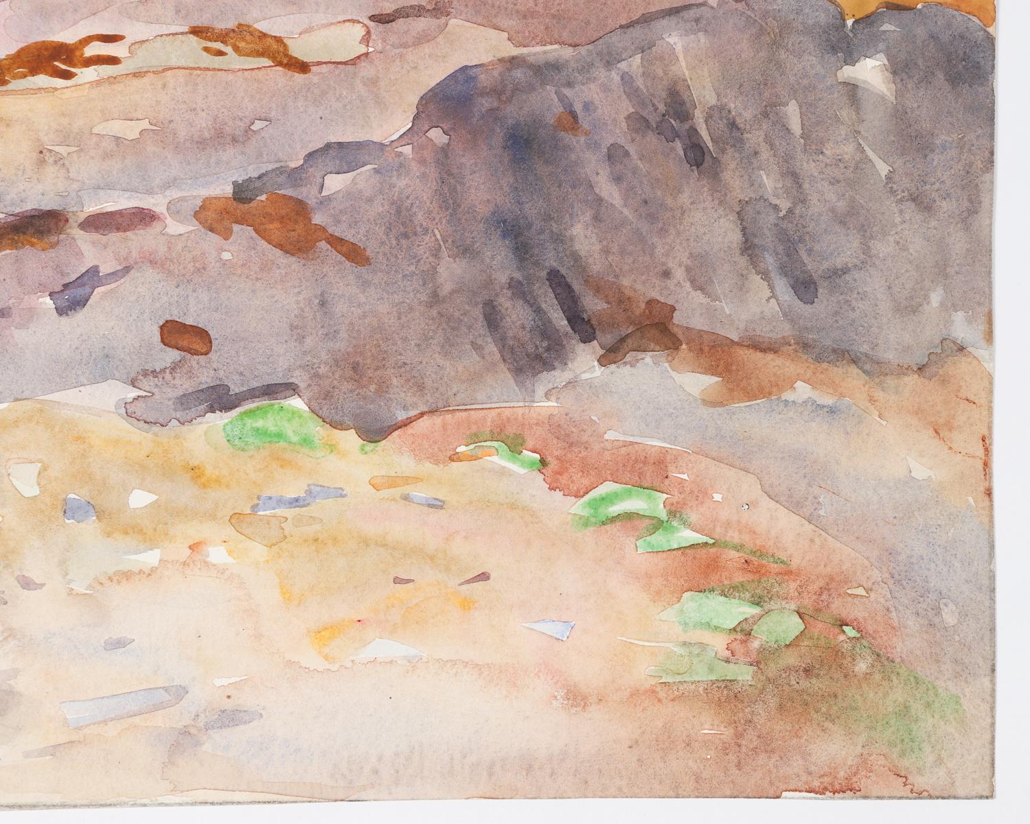 American 1921 South Harpswell Maine Egbert Cadmus Watercolor Painting For Sale