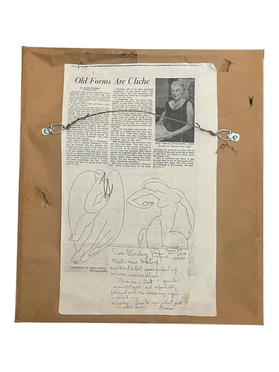 American 1922 Drawing by Grace Spaulding John For Sale