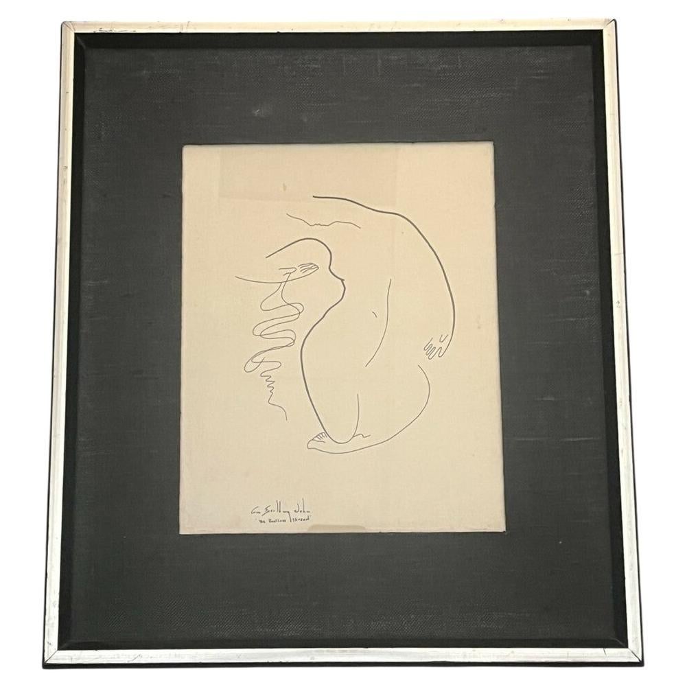 1922 Drawing by Grace Spaulding John For Sale