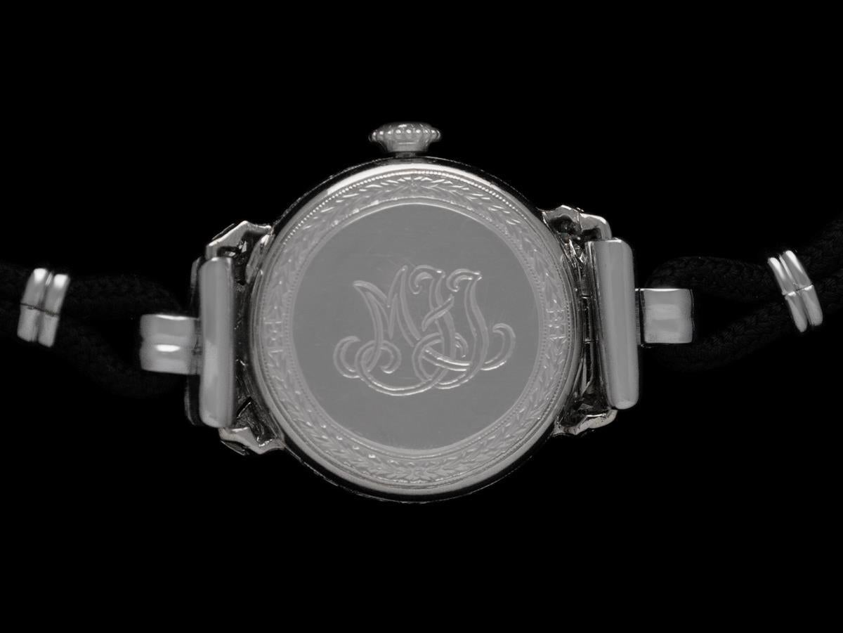 1922 Patek Philippe Likely for Tiffany Vintage Art Nouveau Ladies with Extract For Sale 4