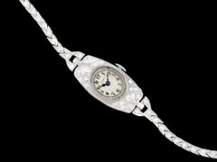 1922 Patek Philippe Vintage Ladies Platinum & Diamond Watch - Original