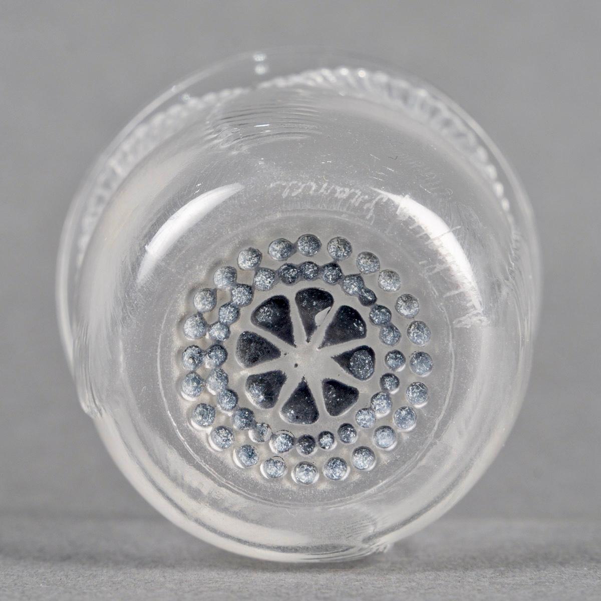 1922 René Lalique Cristalería Coquelicot 6 copas-vasos, bandeja y decantador Vidrio en venta