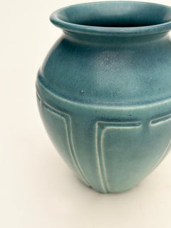 1922 Rookwood Art Nouveau Soft Turquoise Green with Panels
