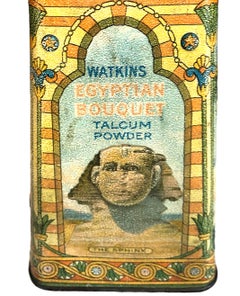 1922 Watkins “Egyptian Bouquet” Talcum Powder Tin