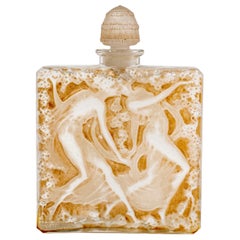 1923 Rene Lalique Elegance D
Orsay Perfume Bottle Glass Sepia Patina