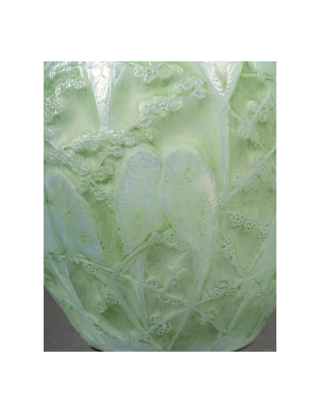 1923 René Lalique - Vase 'Spruce' (épicéa) en vente 2