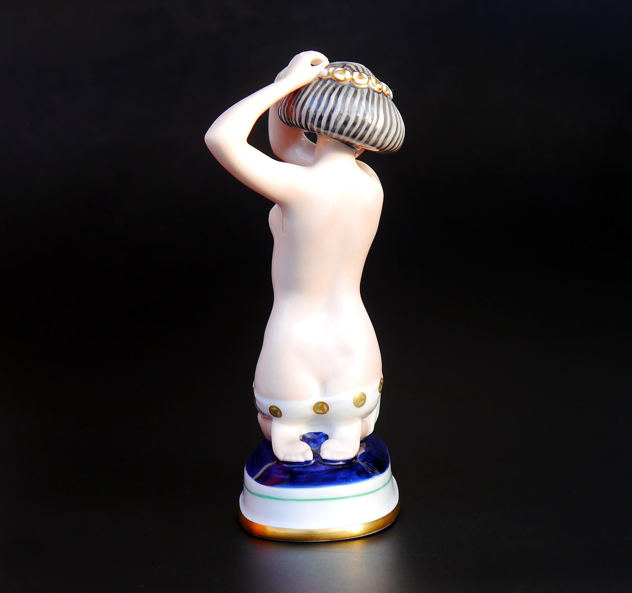 1923 Rosenthal Ariadne A.Caasmann Porcelain Figure Figurine For Sale 2