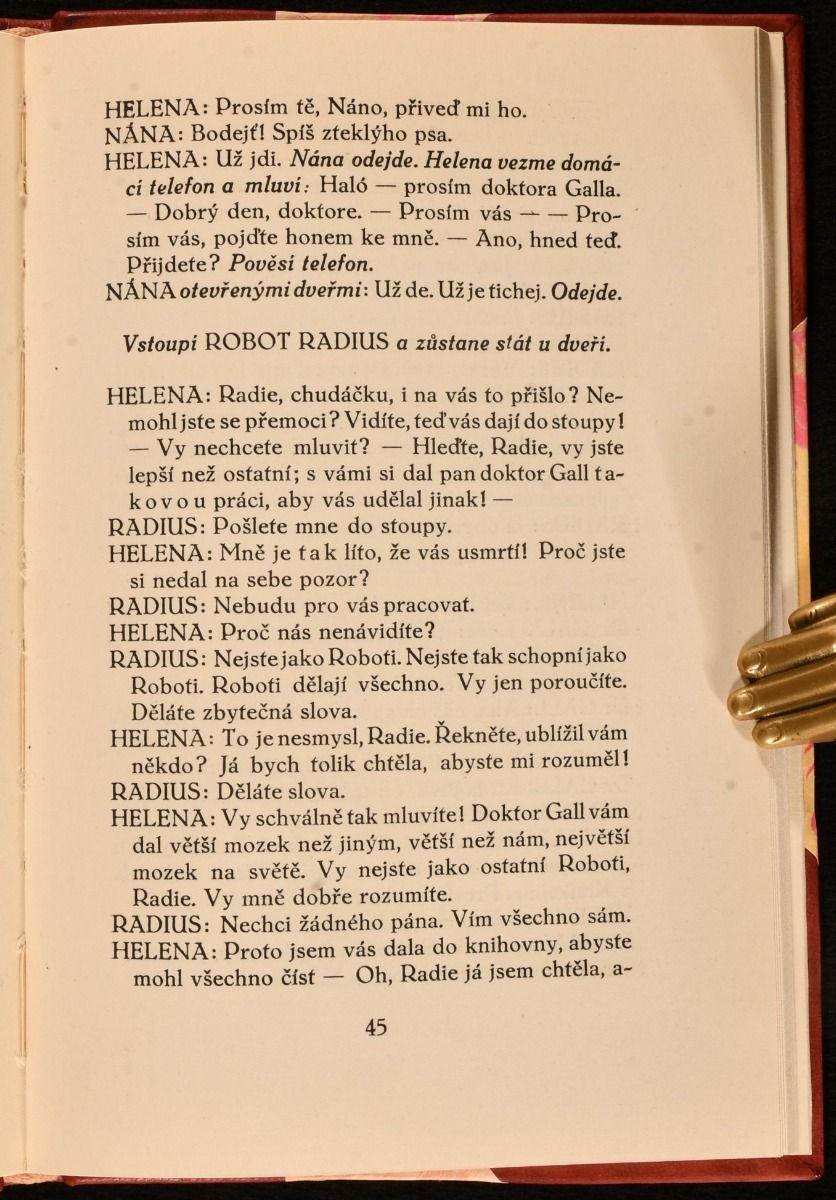 R.U.R. Rossum's Universal Robots, 1923 en vente 1