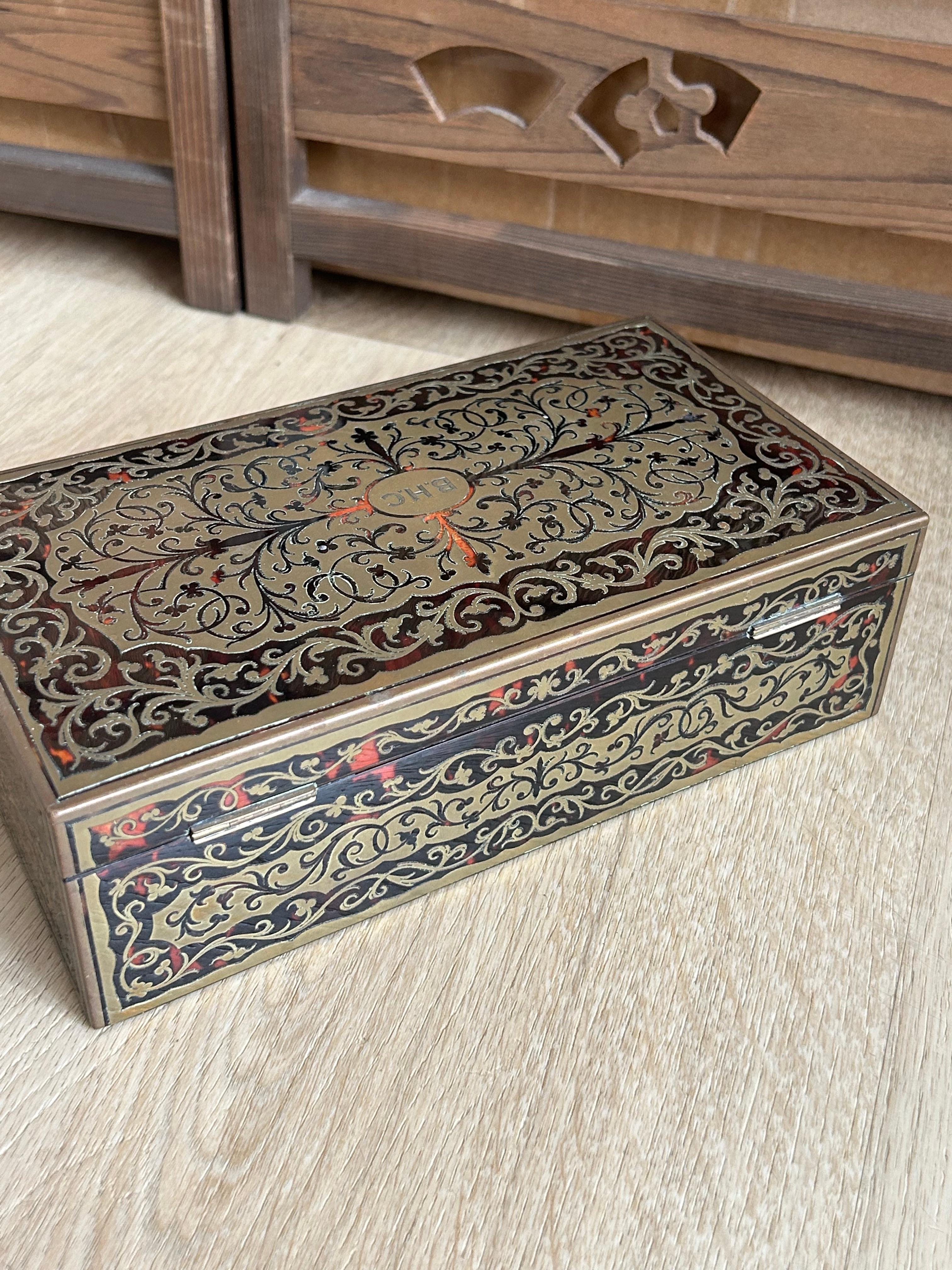 1924 Boulle Card box For Sale 1
