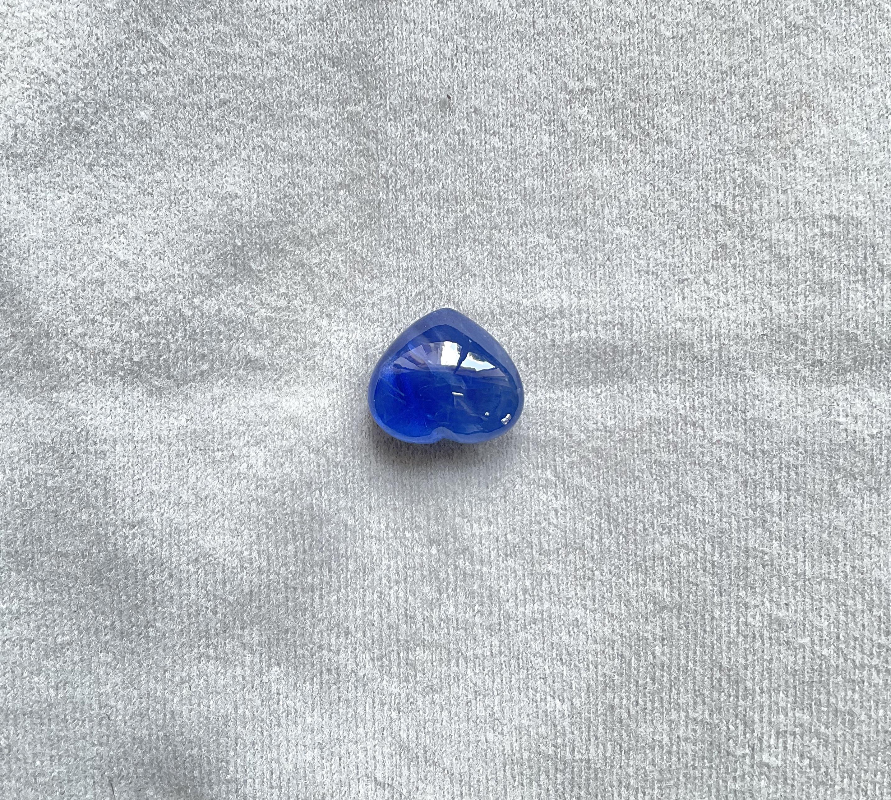 13.40 Carats Burmese Sapphire Heart No-Heat For Jewelry Top Quality Natural Gem

Gemstone: Blue Sapphire
Shape: Heart
Carat weight: 13.40
Size - 13x15x7.5 MM
Quantity - 1 piece