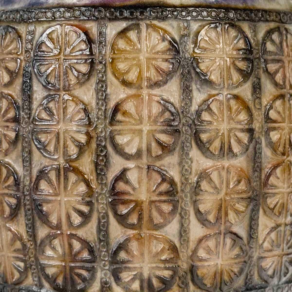 1924 Gabriel Argy-Rousseau - Vaso libagione in vetro Pate De Verre in vendita 1