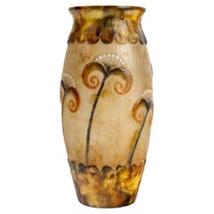Vase Pate de Verre Papyrus Gabriel Argy Rousseau, 1924