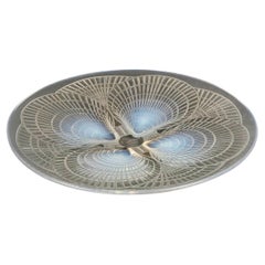 1924 René Lalique - Dish Plate Coquilles Shells Opalescent Glass