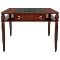 1925 Art Deco Lady Desk in the Style of Paul Follot, Mahogany, France