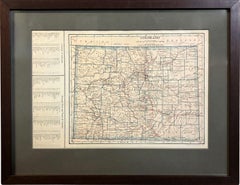 1925 "Colorado" Map by L. L. Poates Eng. Co.