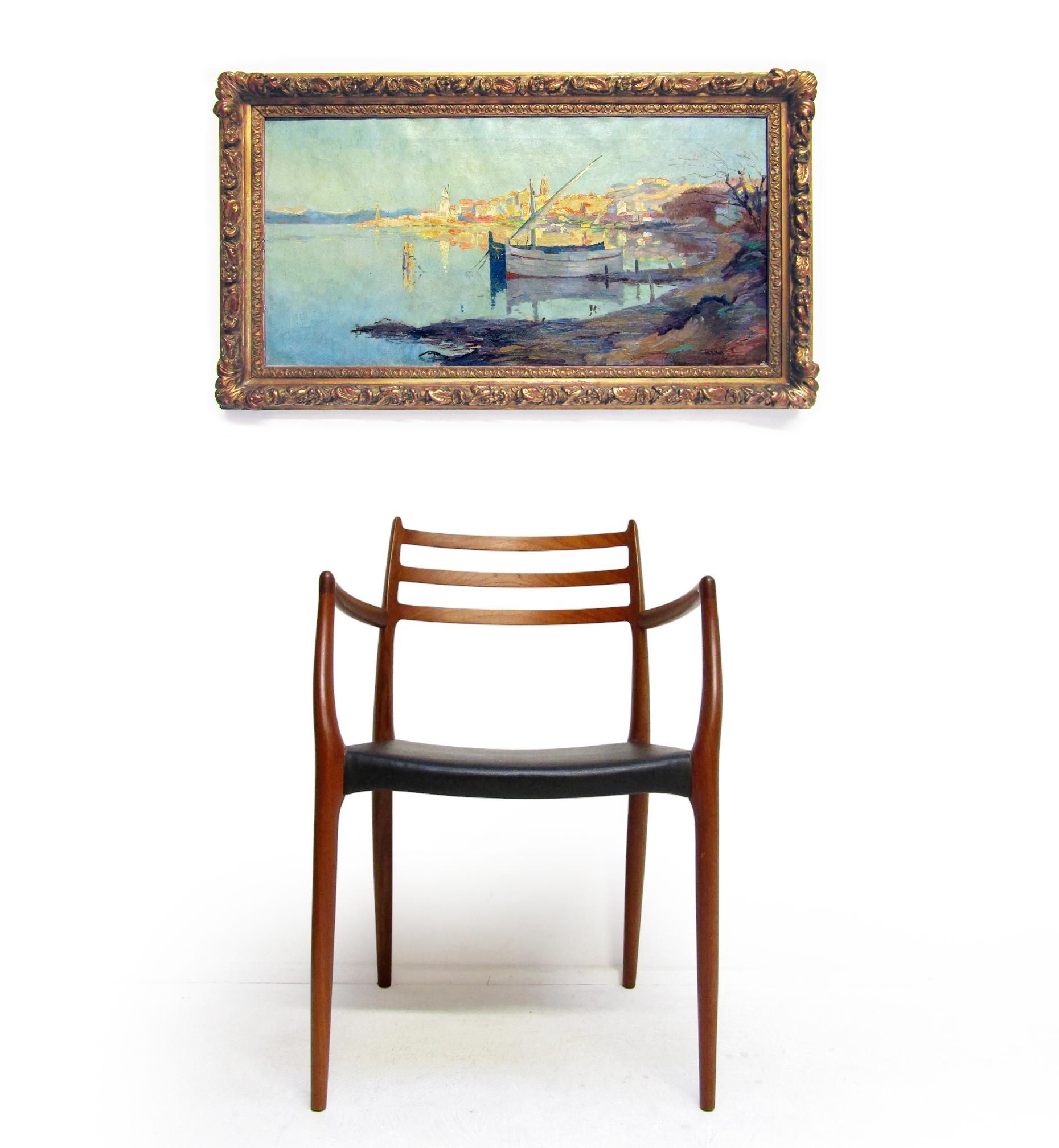 1925 Dutch Impressionist Oil On Canvas By Willem Knip, Saint-Tropez Laren School in vendita 5