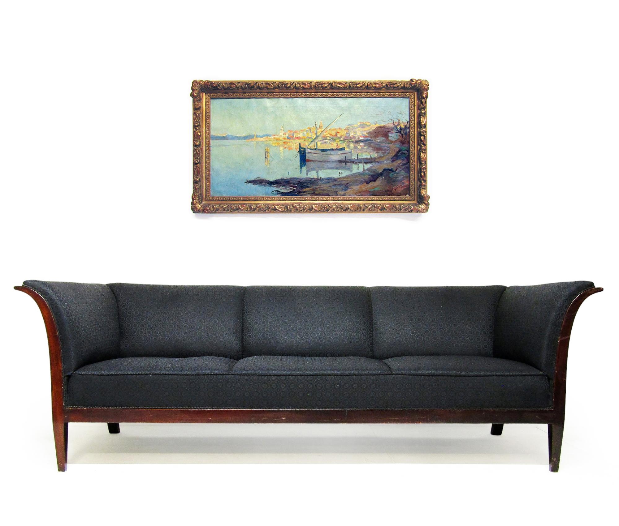 1925 Dutch Impressionist Oil On Canvas By Willem Knip, Saint-Tropez Laren School in vendita 6