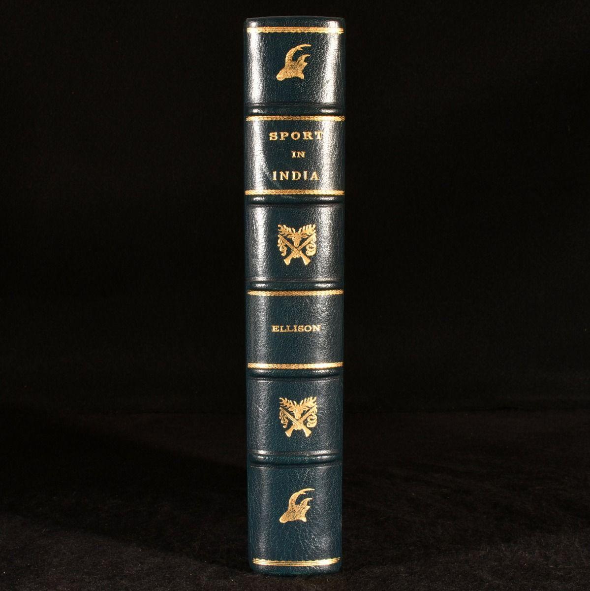 A handsomely bound first edition of this highly illustrated work regarding Edward VIII's sporting expedition to India.

The first edition of the work.

Sumptuously rebound in half morocco. Endpapers and blanks renewed. Half title has been