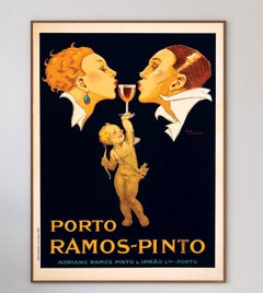 1925 Porto Ramos Pinto Original Vintage Poster