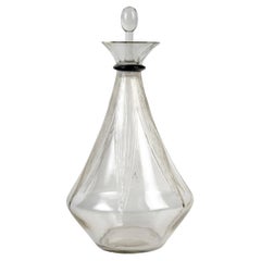 1925 René Lalique - Art Deco Decanter Selestat in vetro nero e trasparente