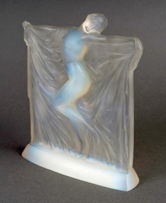 1925 René Lalique - Statuetta Art Déco “Thais Suzanne” in vetro opalescente