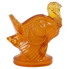 1925 René Lalique, Seal Dindon Butterscoth Glass, Turkey