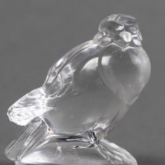 1925 René Lalique cachet Moineau Moineau Verre transparent