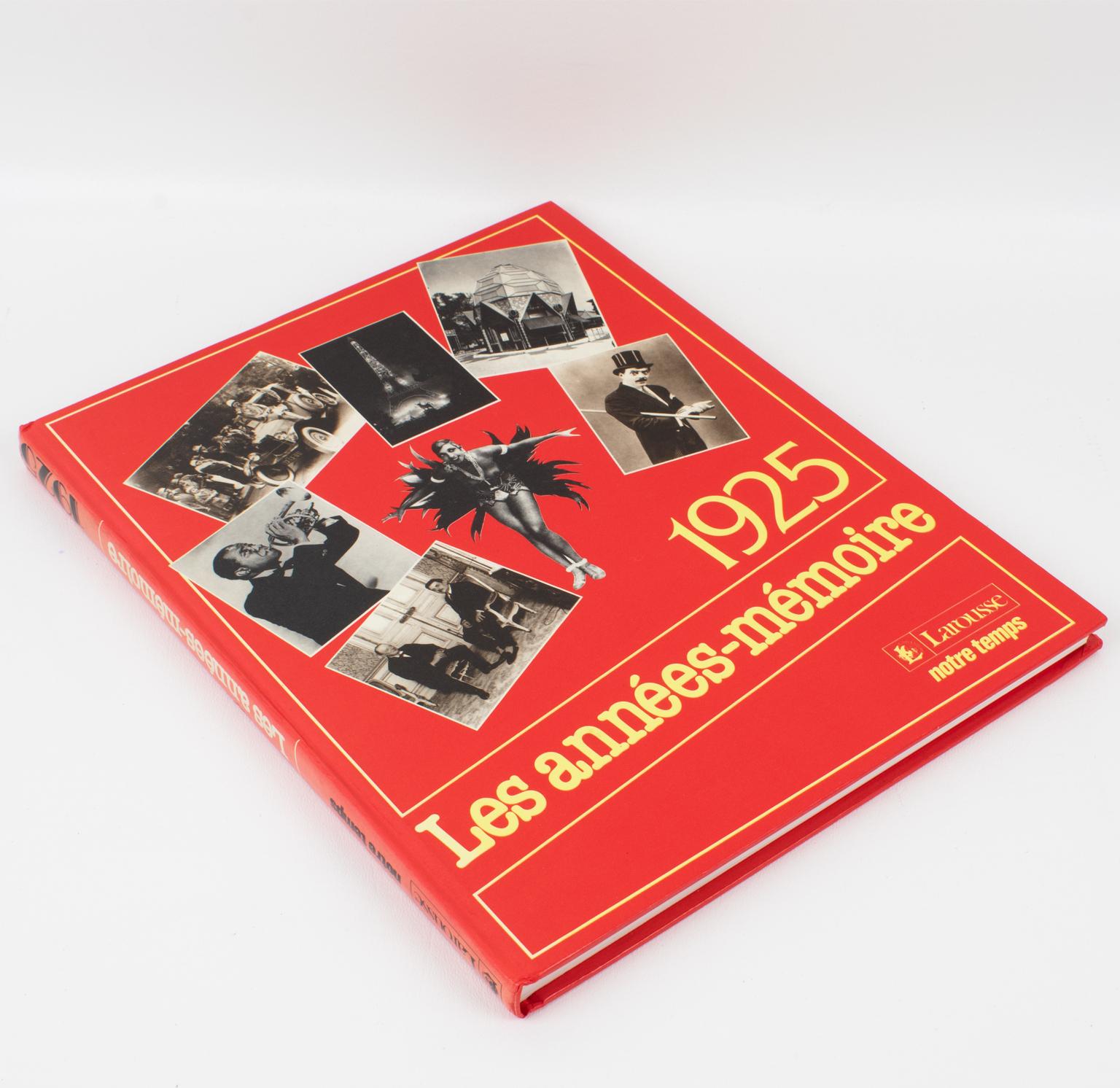 Moderne 1925 The Memory Years, livre français des Éditions Larousse, 1988 en vente