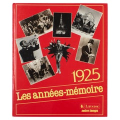 1925 The Memory Years, French Book, by Editions Larousse, 1988