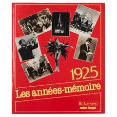 1925 The Memory Years, French Book by Editions Larousse, 1988