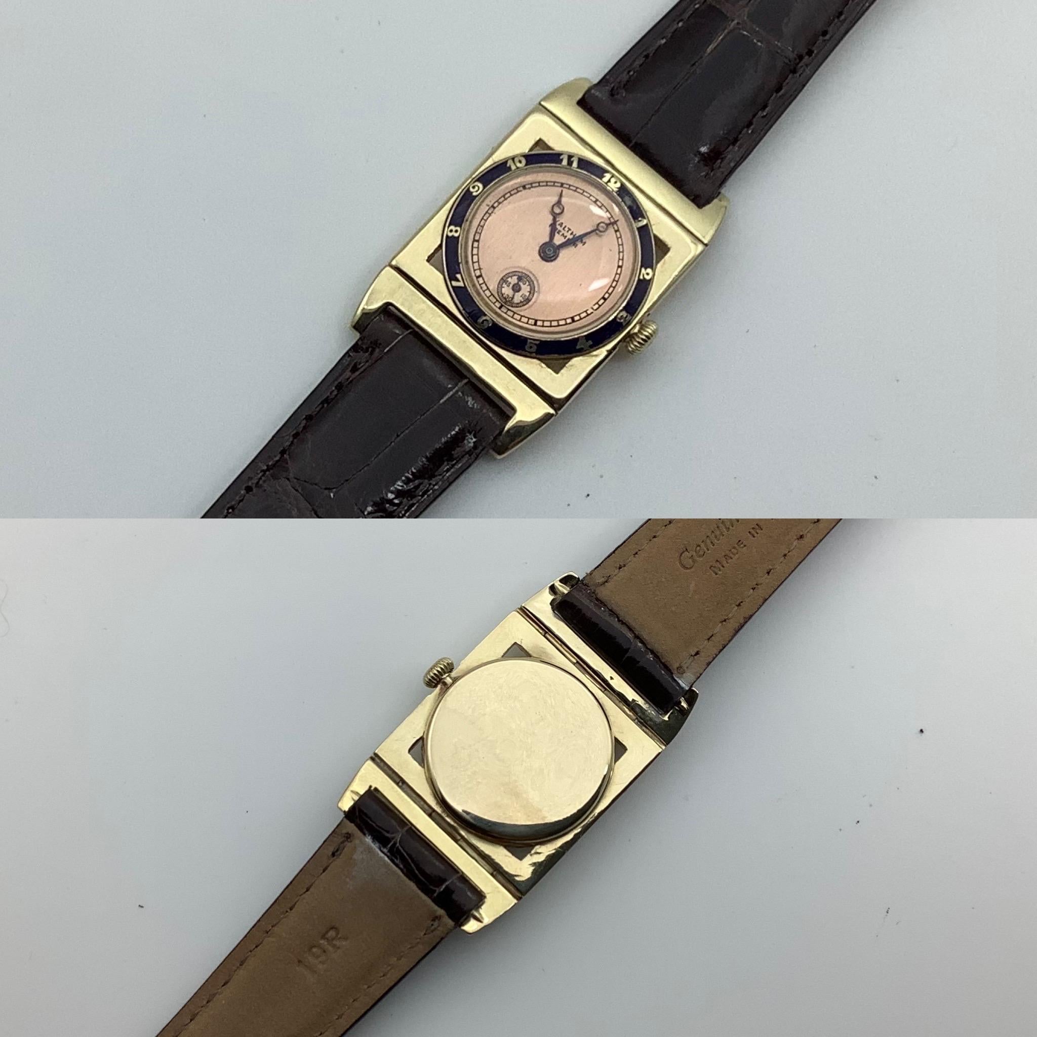 1926 14 Karat Yellow Gold Waltham 1