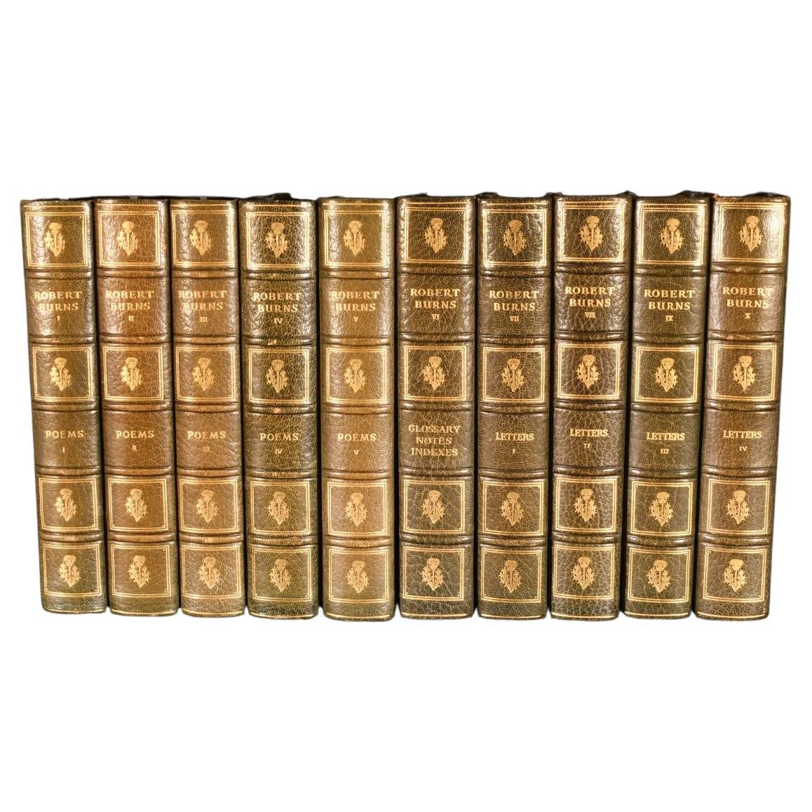 1926-1927 The Complete Writings of Robert Burns (Les écrits complets de Robert Burns) en vente