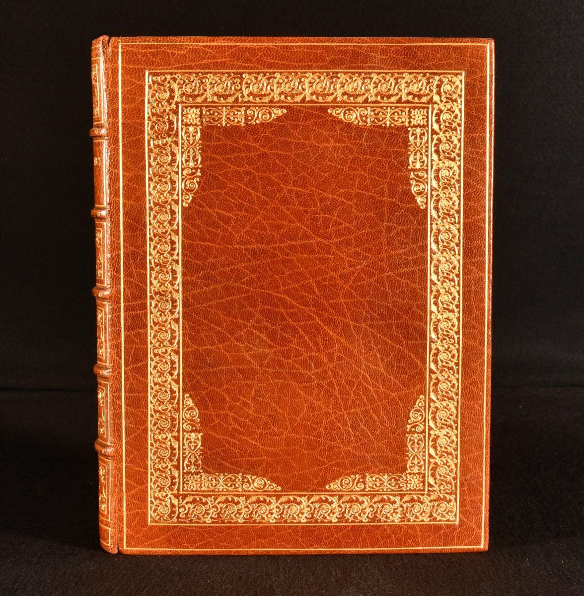 A fine limited edition of the works of the Earl of Rochester, in a sumptuous full crushed morocco binding by Bayntun Riviere.

Number 285 of a 1050 copy limitation.

In a beautiful crushed morocco signed binding by Bayntun Riviere.

A wonderful