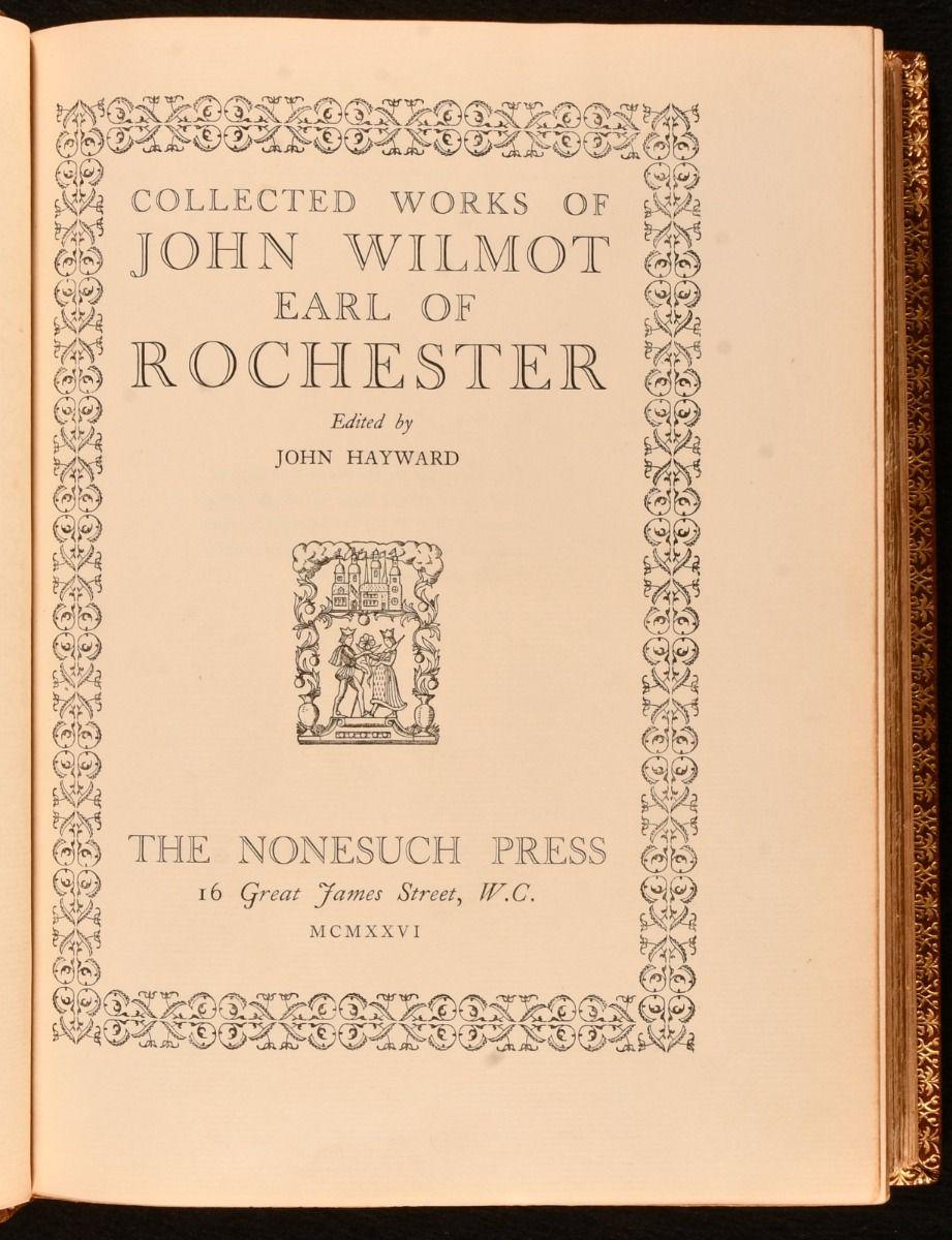 john wilmot famous works