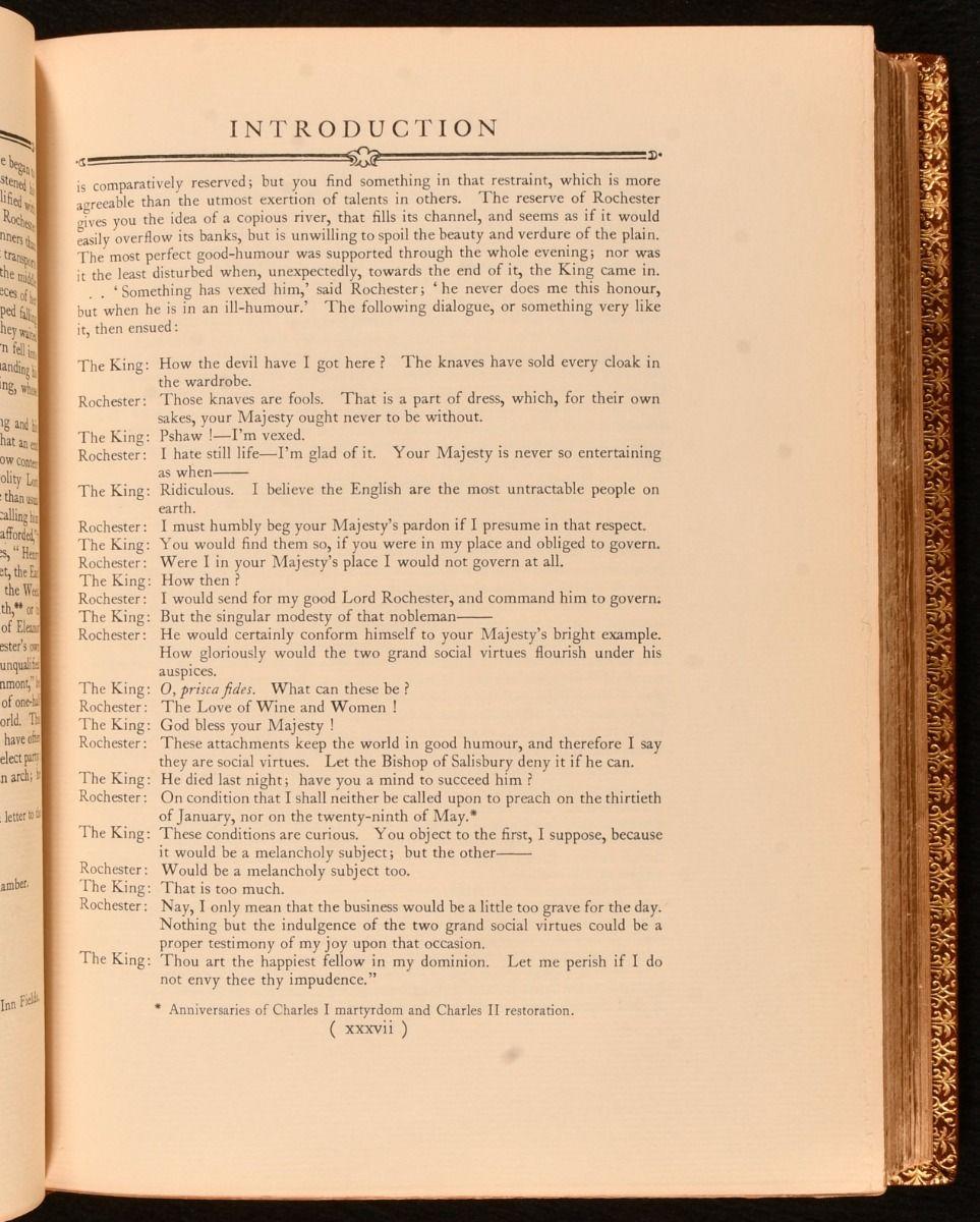 Early 20th Century 1926 Collected Works of John Wilmot, Earl of Rochester For Sale
